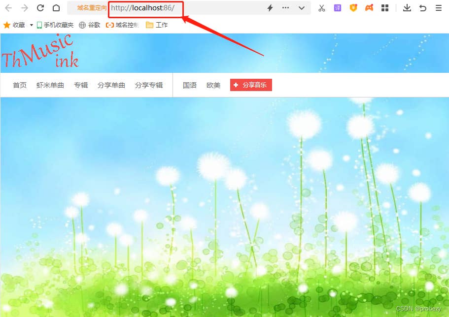 ThinkMusic搭建音乐网站
